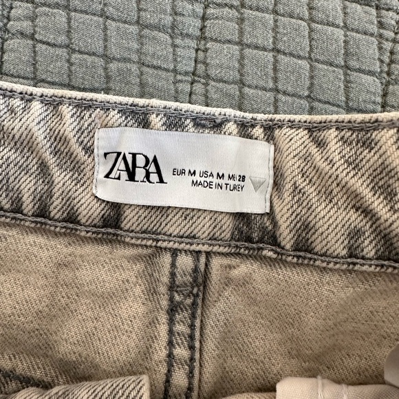 Zara Denim Midi Skirt - Picture 2 of 4